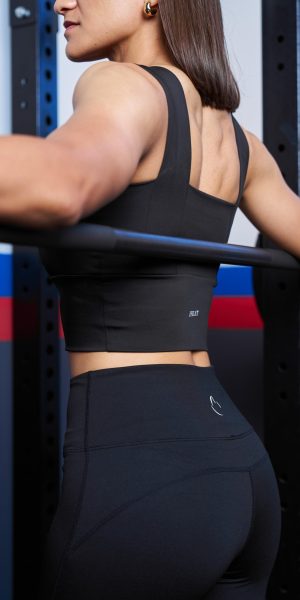 Broad Band Bra Set Black